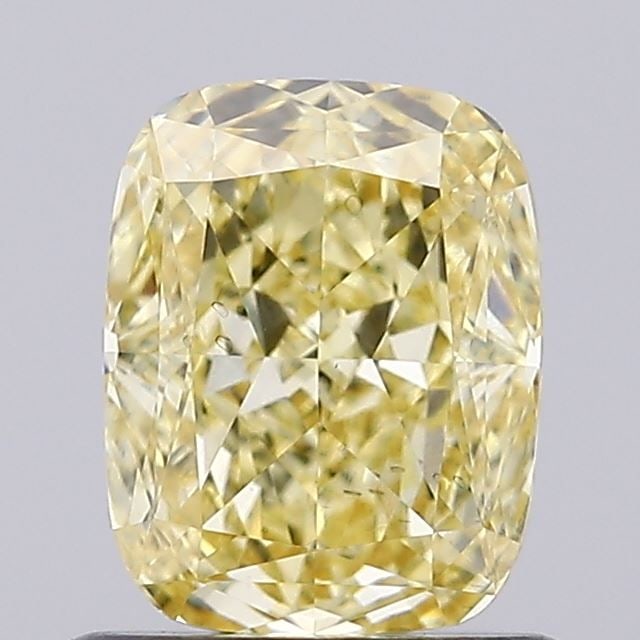 Loose Diamond - CUSHION MODIFIED 1.0ct Fancy Intense Yellow VS1: Loose Diamond - CUSHION MODIFIED 1.0ct Fancy Intense Yellow VS1 Source: This is a real non-mined Diamond that has been grown in a lab Shape: CUSHION MODIFIED Carats: 1.0 Color: Fancy Intense Yellow Ce