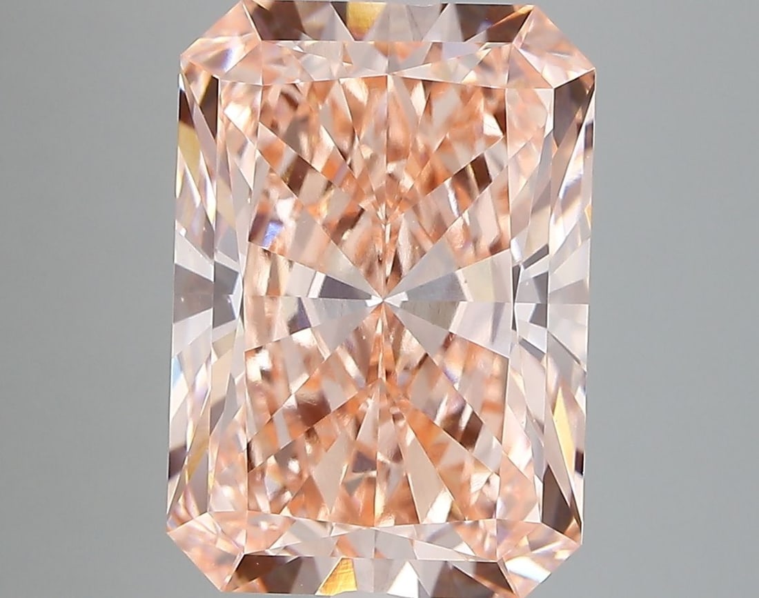 Loose Diamond - RADIANT 6.3ct Fancy Vivid Pink VS1 (1 of 1)