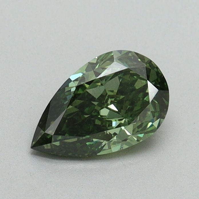 Loose Diamond - PEAR 0.59ct Fancy Vivid Green VS1: Loose Diamond - PEAR 0.59ct Fancy Vivid Green VS1 Source: This is a real non-mined Diamond that has been grown in a lab Shape: PEAR Carats: 0.59 Color: Fancy Vivid Green Certification: IGI Video: