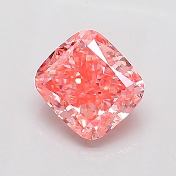 Loose Diamond - CUSHION MODIFIED 1.03ct Fancy Vivid Pink VS1: Loose Diamond - CUSHION MODIFIED 1.03ct Fancy Vivid Pink VS1 Source: This is a real non-mined Diamond that has been grown in a lab Shape: CUSHION MODIFIED Carats: 1.03 Color: Fancy Vivid Pink Certific