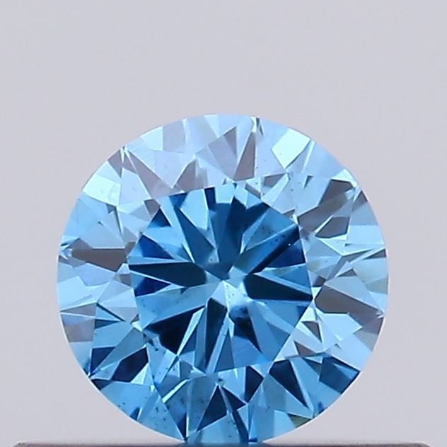 Loose Diamond - ROUND 0.3ct Fancy Vivid Blue VS2: Loose Diamond - ROUND 0.3ct Fancy Vivid Blue VS2 Source: This is a real non-mined Diamond that has been grown in a lab Shape: ROUND Carats: 0.3 Color: Fancy Vivid Blue Certification: IGI Video: