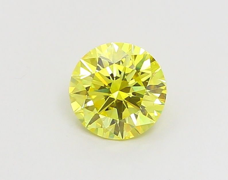 Ideal Loose Diamond - ROUND 1.01ct Fancy Vivid Yellow VVS1: Ideal Loose Diamond - ROUND 1.01ct Fancy Vivid Yellow VVS1 Source: This is a real non-mined Diamond that has been grown in a lab Shape: ROUND Carats: 1.01 Color: Fancy Vivid Yellow Certification: IGI 