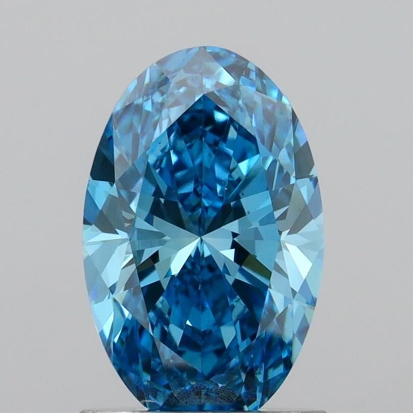 Loose Diamond - OVAL 1.31ct Fancy Vivid Blue VS1: Loose Diamond - OVAL 1.31ct Fancy Vivid Blue VS1 Source: This is a real non-mined Diamond that has been grown in a lab Shape: OVAL Carats: 1.31 Color: Fancy Vivid Blue Certification: IGI Video: