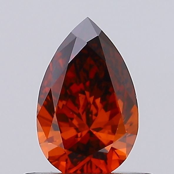 Loose Diamond - PEAR 0.48ct Fancy Deep Orange VS1: Loose Diamond - PEAR 0.48ct Fancy Deep Orange VS1 Source: This is a real non-mined Diamond that has been grown in a lab Shape: PEAR Carats: 0.48 Color: Fancy Deep Orange Certification: IGI Video: