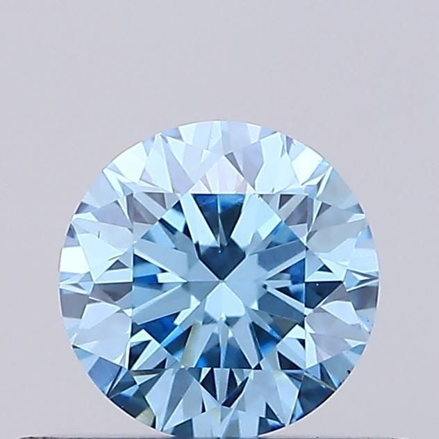 Ideal Loose Diamond - ROUND 0.31ct Fancy Vivid Blue VS1: Ideal Loose Diamond - ROUND 0.31ct Fancy Vivid Blue VS1 Source: This is a real non-mined Diamond that has been grown in a lab Shape: ROUND Carats: 0.31 Color: Fancy Vivid Blue Certification: IGI Video
