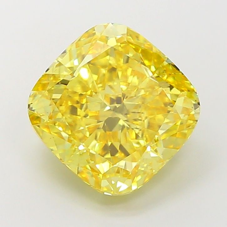 Loose Diamond - CUSHION MODIFIED 8.53ct Fancy Vivid Yellow VS2: Loose Diamond - CUSHION MODIFIED 8.53ct Fancy Vivid Yellow VS2 Source: This is a real non-mined Diamond that has been grown in a lab Shape: CUSHION MODIFIED Carats: 8.53 Color: Fancy Vivid Yellow Cert