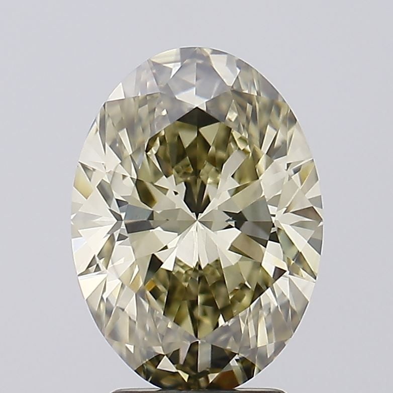 Loose Diamond - OVAL 3.17ct Fancy Light Brownish Yellow VS1: Loose Diamond - OVAL 3.17ct Fancy Light Brownish Yellow VS1 Source: This is a real non-mined Diamond that has been grown in a lab Shape: OVAL Carats: 3.17 Color: Fancy Light Brownish Yellow Certificat