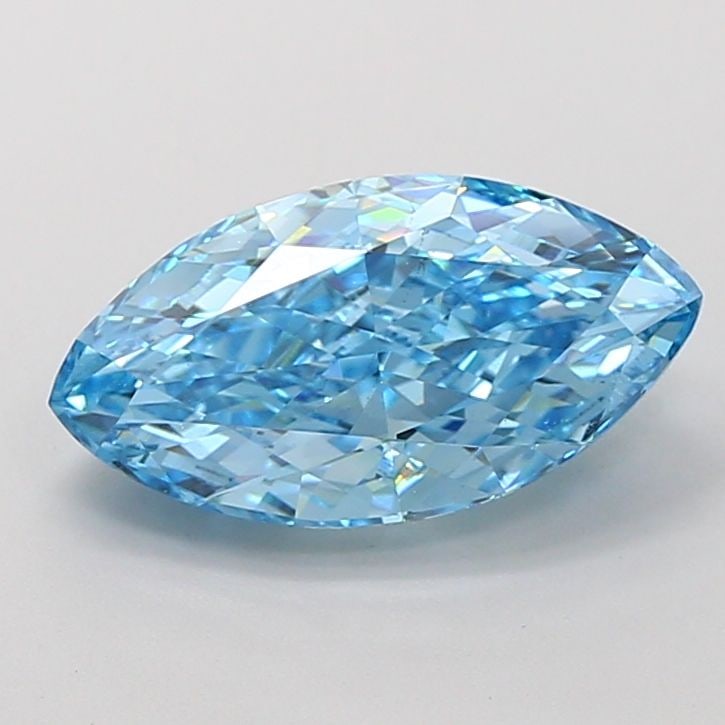 Loose Diamond - MARQUISE 4.01ct Fancy Vivid Blue VS1: Loose Diamond - MARQUISE 4.01ct Fancy Vivid Blue VS1 Source: This is a real non-mined Diamond that has been grown in a lab Shape: MARQUISE Carats: 4.01 Color: Fancy Vivid Blue Certification: IGI Video