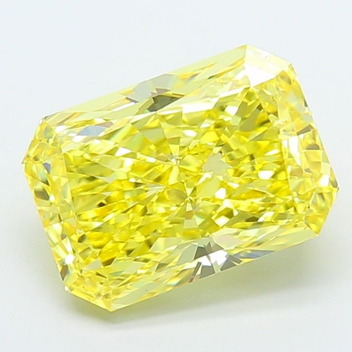Loose Diamond - RADIANT 4.03ct Fancy Vivid Yellow VS1: Loose Diamond - RADIANT 4.03ct Fancy Vivid Yellow VS1 Source: This is a real non-mined Diamond that has been grown in a lab Shape: RADIANT Carats: 4.03 Color: Fancy Vivid Yellow Certification: IGI The