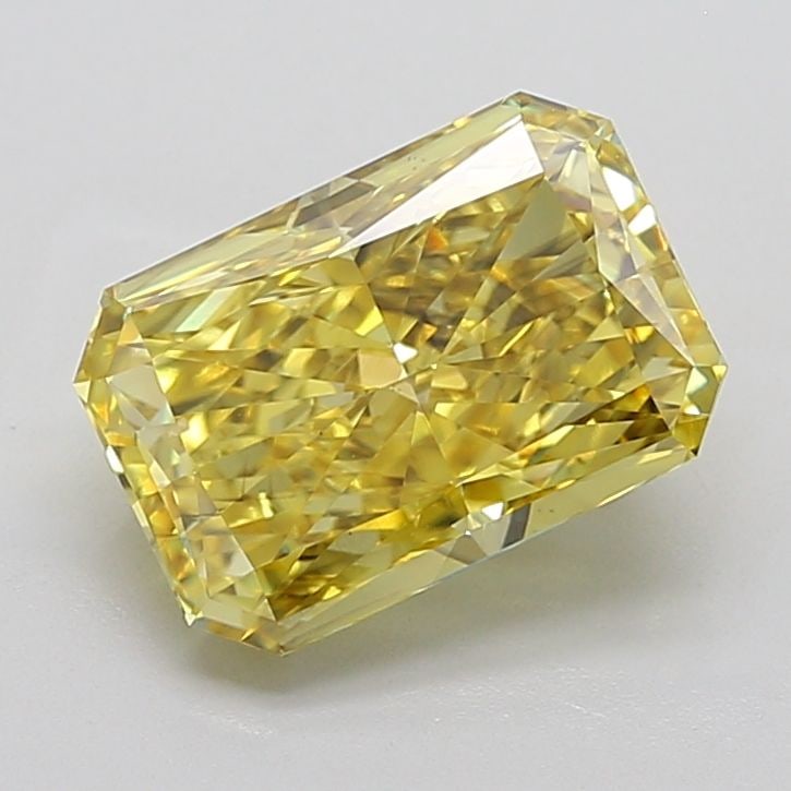Loose Diamond - RADIANT 5.03ct Fancy Intense Yellow VS2: Loose Diamond - RADIANT 5.03ct Fancy Intense Yellow VS2 Source: This is a real non-mined Diamond that has been grown in a lab Shape: RADIANT Carats: 5.03 Color: Fancy Intense Yellow Certification: IGI