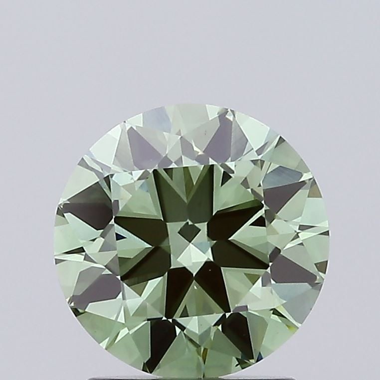 Loose Diamond - ROUND 1.35ct Fancy Vivid Green VS1: Loose Diamond - ROUND 1.35ct Fancy Vivid Green VS1 Source: This is a real non-mined Diamond that has been grown in a lab Shape: ROUND Carats: 1.35 Color: Fancy Vivid Green Certification: IGI Video: