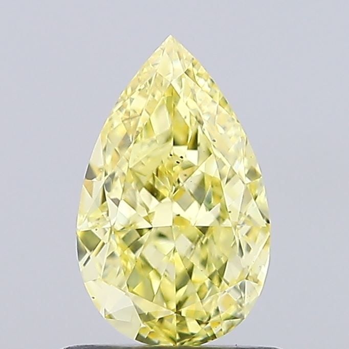 Loose Diamond - PEAR 1.01ct Fancy Intense Yellow VS2: Loose Diamond - PEAR 1.01ct Fancy Intense Yellow VS2 Source: This is a real non-mined Diamond that has been grown in a lab Shape: PEAR Carats: 1.01 Color: Fancy Intense Yellow Certification: IGI Video