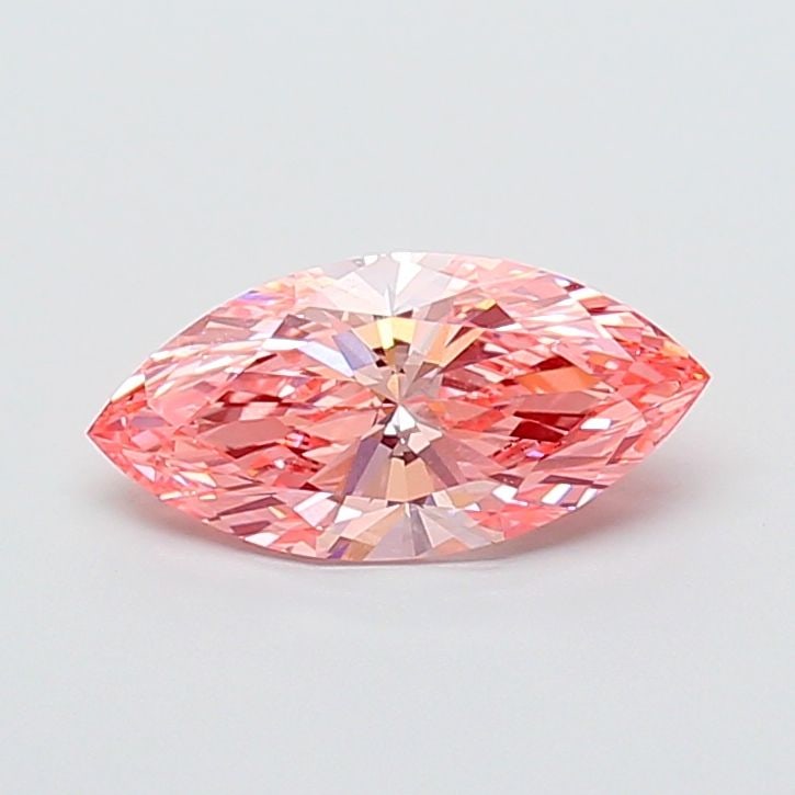 Loose Diamond - MARQUISE 2.05ct Fancy Vivid Pink VVS2: Loose Diamond - MARQUISE 2.05ct Fancy Vivid Pink VVS2 Source: This is a real non-mined Diamond that has been grown in a lab Shape: MARQUISE Carats: 2.05 Color: Fancy Vivid Pink Certification: IGI Vide