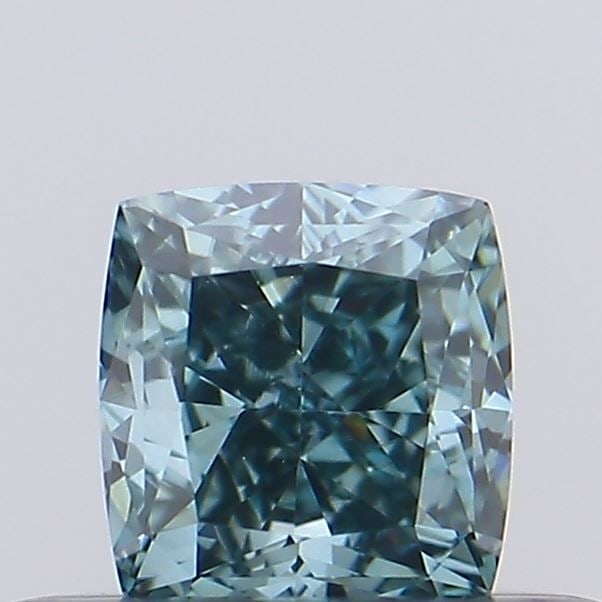 Loose Diamond - CUSHION BRILLIANT 0.29ct Fancy Vivid Green VS1: Loose Diamond - CUSHION BRILLIANT 0.29ct Fancy Vivid Green VS1 Source: This is a real non-mined Diamond that has been grown in a lab Shape: CUSHION BRILLIANT Carats: 0.29 Color: Fancy Vivid Green Cert