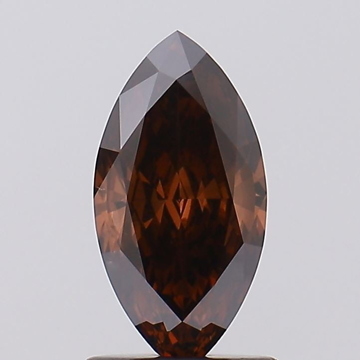 Loose Diamond - MARQUISE 1.11ct Fancy Deep Brown VS2: Loose Diamond - MARQUISE 1.11ct Fancy Deep Brown VS2 Source: This is a real non-mined Diamond that has been grown in a lab Shape: MARQUISE Carats: 1.11 Color: Fancy Deep Brown Certification: IGI Video