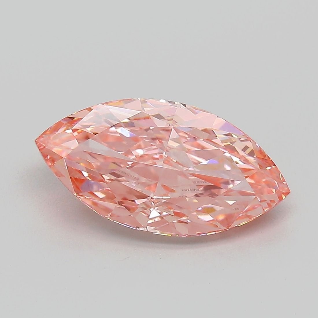 Loose Diamond - MARQUISE 2.55ct Fancy Vivid Pink VS1: Loose Diamond - MARQUISE 2.55ct Fancy Vivid Pink VS1 Source: This is a real non-mined Diamond that has been grown in a lab Shape: MARQUISE Carats: 2.55 Color: Fancy Vivid Pink Certification: IGI Video