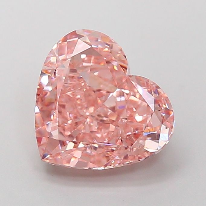 Loose Diamond - HEART 3.53ct Fancy Intense Pink VS2: Loose Diamond - HEART 3.53ct Fancy Intense Pink VS2 Source: This is a real non-mined Diamond that has been grown in a lab Shape: HEART Carats: 3.53 Color: Fancy Intense Pink Certification: IGI Video: