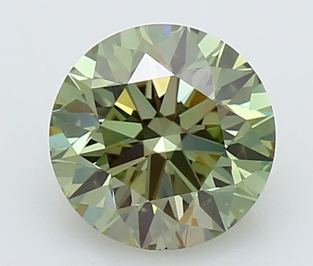 Loose Diamond - ROUND 0.95ct Fancy Vivid Green VS1: Loose Diamond - ROUND 0.95ct Fancy Vivid Green VS1 Source: This is a real non-mined Diamond that has been grown in a lab Shape: ROUND Carats: 0.95 Color: Fancy Vivid Green Certification: IGI Video: