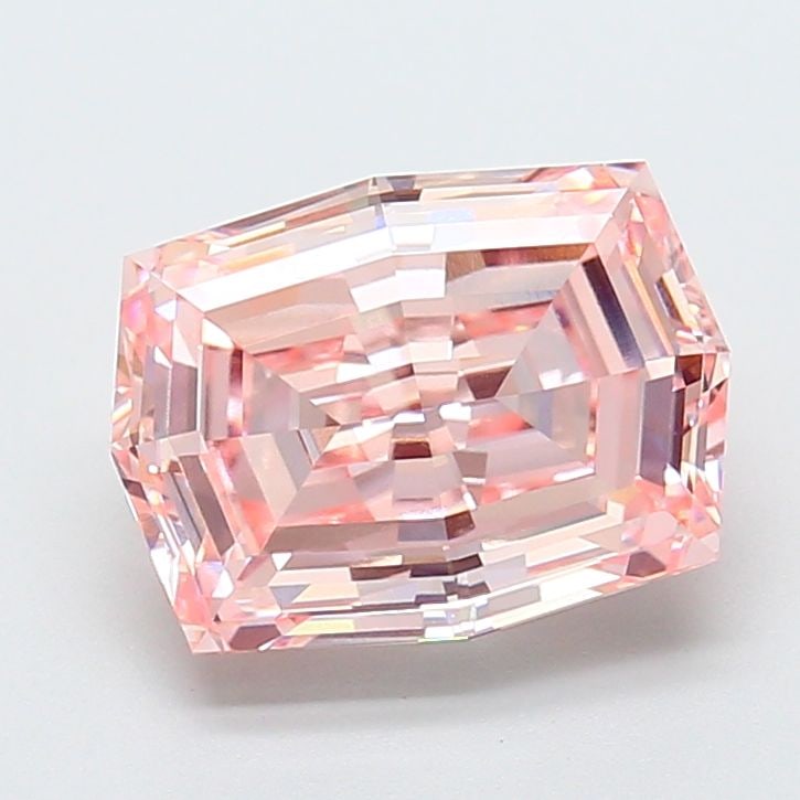 Loose Diamond - OCTAGONAL 3.78ct Fancy Intense Pink VVS2: Loose Diamond - OCTAGONAL 3.78ct Fancy Intense Pink VVS2 Source: This is a real non-mined Diamond that has been grown in a lab Shape: OCTAGONAL Carats: 3.78 Color: Fancy Intense Pink Certification: IG