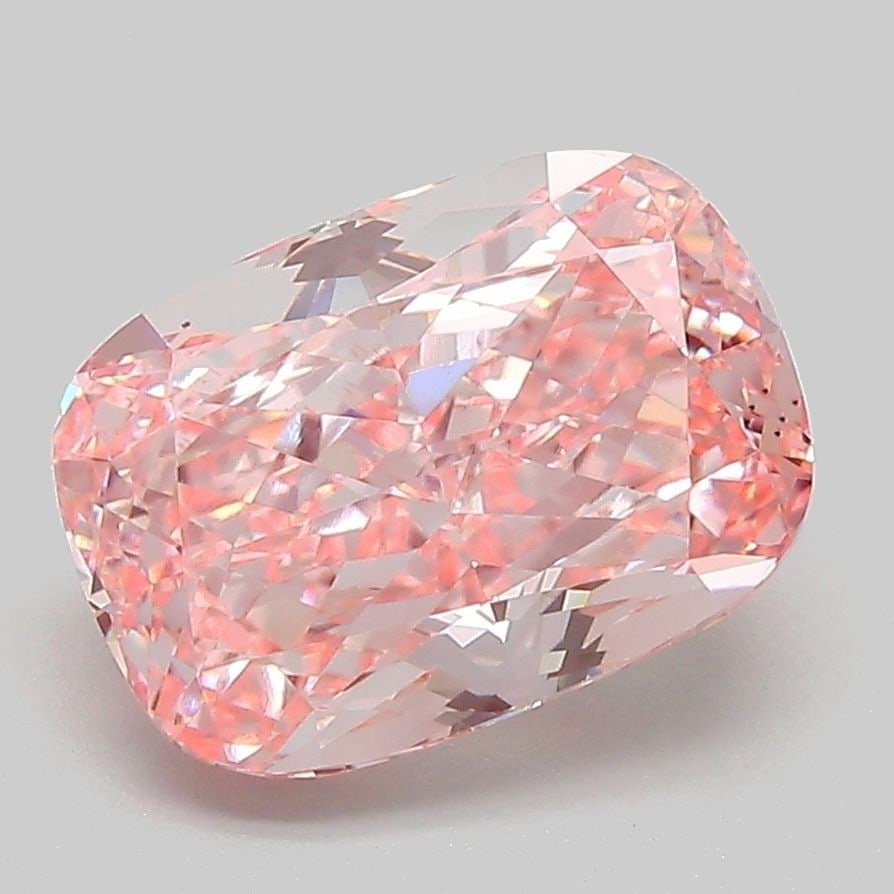 Loose Diamond - CUSHION MODIFIED 3.41ct Fancy Vivid Pink VS2: Loose Diamond - CUSHION MODIFIED 3.41ct Fancy Vivid Pink VS2 Source: This is a real non-mined Diamond that has been grown in a lab Shape: CUSHION MODIFIED Carats: 3.41 Color: Fancy Vivid Pink Certific