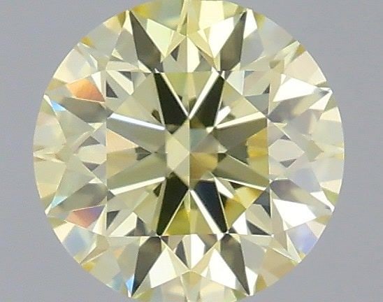 Ideal Loose Diamond - ROUND 0.39ct Fancy Light Yellow VVS1: Ideal Loose Diamond - ROUND 0.39ct Fancy Light Yellow VVS1 Source: This is a real non-mined Diamond that has been grown in a lab Shape: ROUND Carats: 0.39 Color: Fancy Light Yellow Certification: IGI 