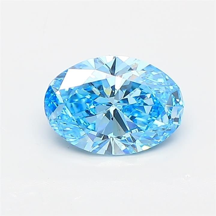 Loose Diamond - OVAL 0.87ct Fancy Vivid Blue VS1: Loose Diamond - OVAL 0.87ct Fancy Vivid Blue VS1 Source: This is a real non-mined Diamond that has been grown in a lab Shape: OVAL Carats: 0.87 Color: Fancy Vivid Blue Certification: IGI Video: