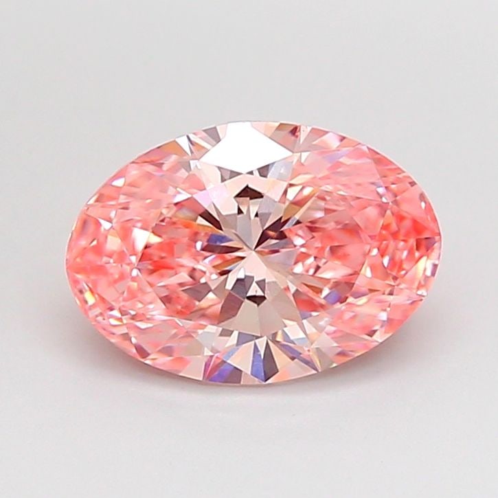 Loose Diamond - OVAL 2.01ct Fancy Vivid Pink VVS2: Loose Diamond - OVAL 2.01ct Fancy Vivid Pink VVS2 Source: This is a real non-mined Diamond that has been grown in a lab Shape: OVAL Carats: 2.01 Color: Fancy Vivid Pink Certification: IGI Video: