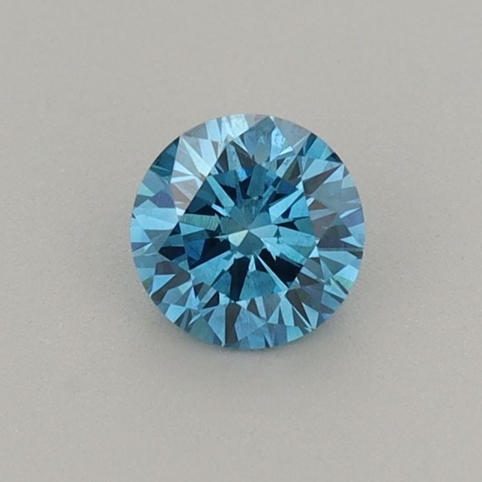 Loose Diamond - ROUND 0.4ct Fancy Vivid Blue SI1: Loose Diamond - ROUND 0.4ct Fancy Vivid Blue SI1 Source: This is a real non-mined Diamond that has been grown in a lab Shape: ROUND Carats: 0.4 Color: Fancy Vivid Blue Certification: IGI Video:
