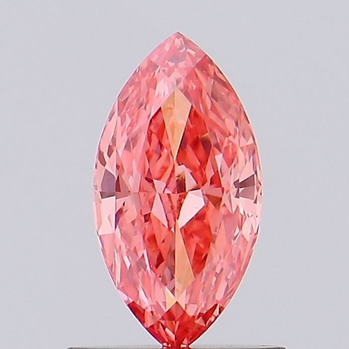 Loose Diamond - MARQUISE 0.71ct Fancy Vivid Pink VS1: Loose Diamond - MARQUISE 0.71ct Fancy Vivid Pink VS1 Source: This is a real non-mined Diamond that has been grown in a lab Shape: MARQUISE Carats: 0.71 Color: Fancy Vivid Pink Certification: IGI Video