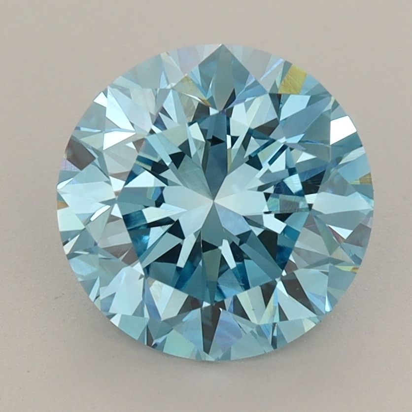 Loose Diamond - ROUND 2.59ct Fancy Vivid Blue VS1: Loose Diamond - ROUND 2.59ct Fancy Vivid Blue VS1 Source: This is a real non-mined Diamond that has been grown in a lab Shape: ROUND Carats: 2.59 Color: Fancy Vivid Blue Certification: IGI Video: