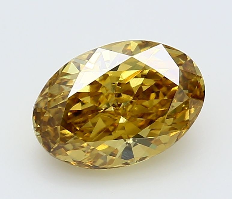 Loose Diamond - OVAL 2.19ct Fancy Vivid Yellow VS1: Loose Diamond - OVAL 2.19ct Fancy Vivid Yellow VS1 Source: This is a real non-mined Diamond that has been grown in a lab Shape: OVAL Carats: 2.19 Color: Fancy Vivid Yellow Certification: IGI Video: