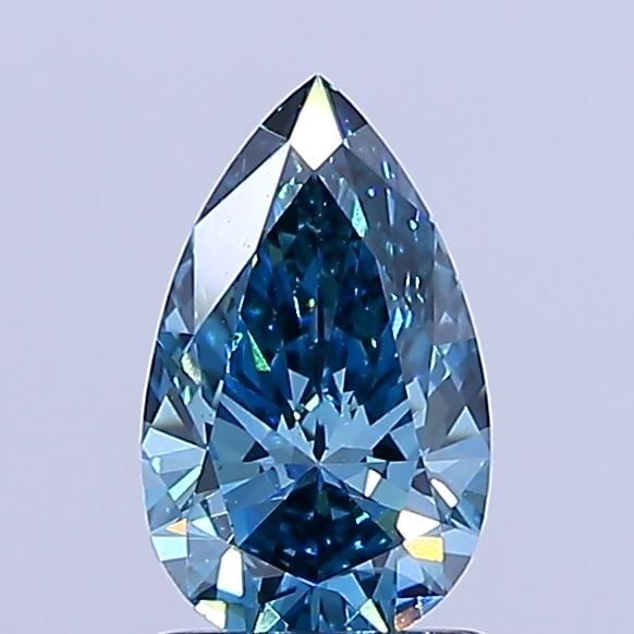 Loose Diamond - PEAR 1.07ct Fancy Vivid Blue VS1: Loose Diamond - PEAR 1.07ct Fancy Vivid Blue VS1 Source: This is a real non-mined Diamond that has been grown in a lab Shape: PEAR Carats: 1.07 Color: Fancy Vivid Blue Certification: NONE Video: