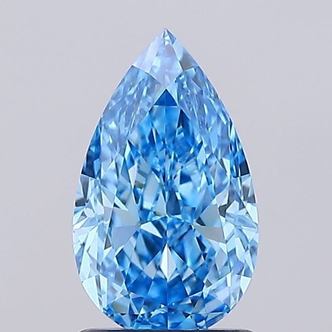 Loose Diamond - PEAR 1.65ct Fancy Vivid Blue VVS2: Loose Diamond - PEAR 1.65ct Fancy Vivid Blue VVS2 Source: This is a real non-mined Diamond that has been grown in a lab Shape: PEAR Carats: 1.65 Color: Fancy Vivid Blue Certification: IGI Video: