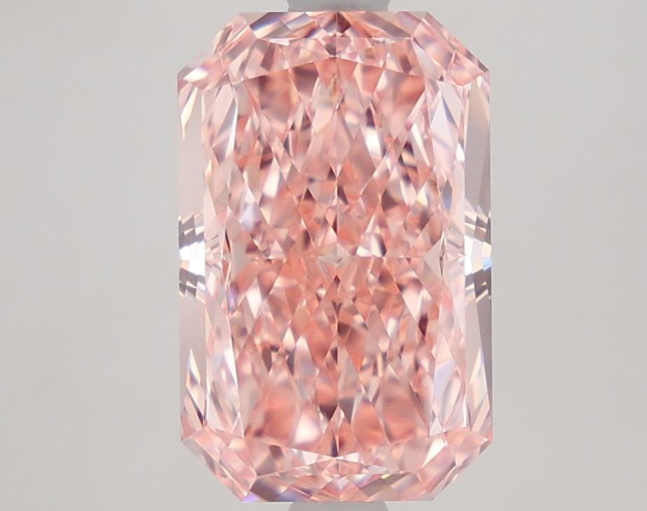 Loose Diamond - RADIANT 3.33ct Fancy Vivid Pink VVS2: Loose Diamond - RADIANT 3.33ct Fancy Vivid Pink VVS2 Source: This is a real non-mined Diamond that has been grown in a lab Shape: RADIANT Carats: 3.33 Color: Fancy Vivid Pink Certification: IGI Video: