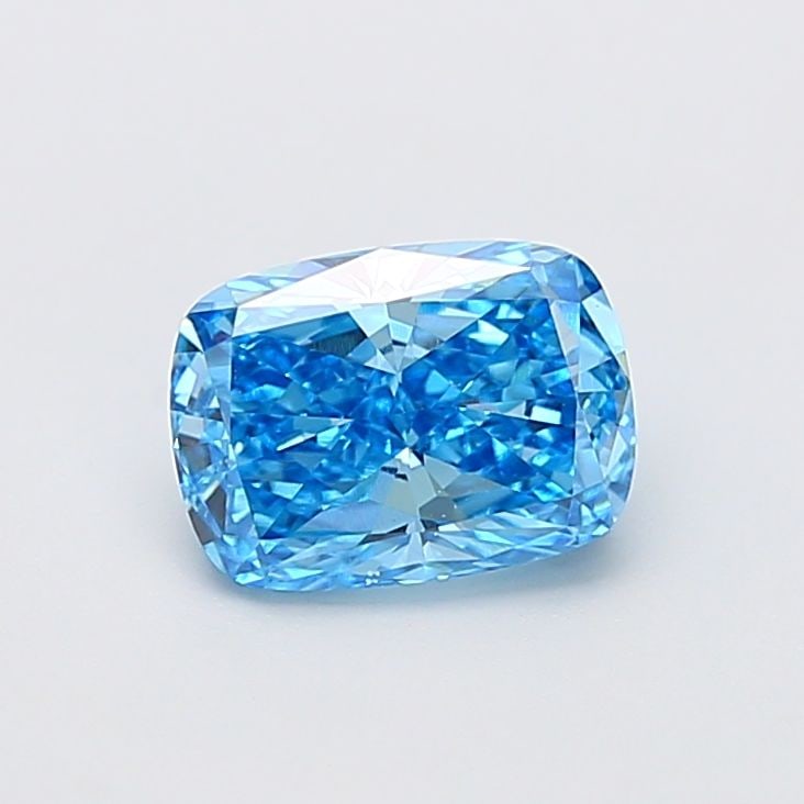 Loose Diamond - CUSHION MODIFIED 2.01ct Fancy Vivid Blue VS1: Loose Diamond - CUSHION MODIFIED 2.01ct Fancy Vivid Blue VS1 Source: This is a real non-mined Diamond that has been grown in a lab Shape: CUSHION MODIFIED Carats: 2.01 Color: Fancy Vivid Blue Certific