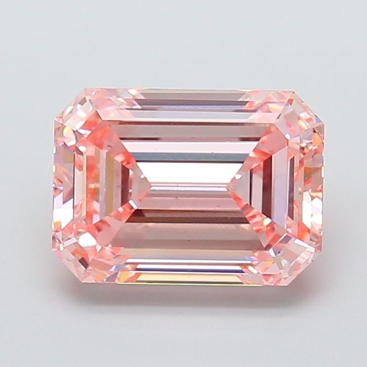 Loose Diamond - EMERALD 5.02ct Fancy Intense Pink VS1: Loose Diamond - EMERALD 5.02ct Fancy Intense Pink VS1 Source: This is a real non-mined Diamond that has been grown in a lab Shape: EMERALD Carats: 5.02 Color: Fancy Intense Pink Certification: IGI Vid