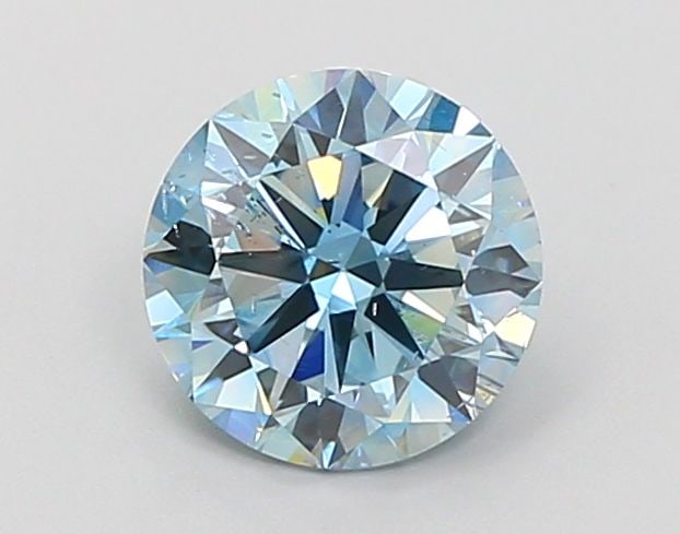 Loose Diamond - ROUND 1.19ct Fancy Intense Blue I1: Loose Diamond - ROUND 1.19ct Fancy Intense Blue I1 Source: This is a real non-mined Diamond that has been grown in a lab Shape: ROUND Carats: 1.19 Color: Fancy Intense Blue Certification: IGI Video: