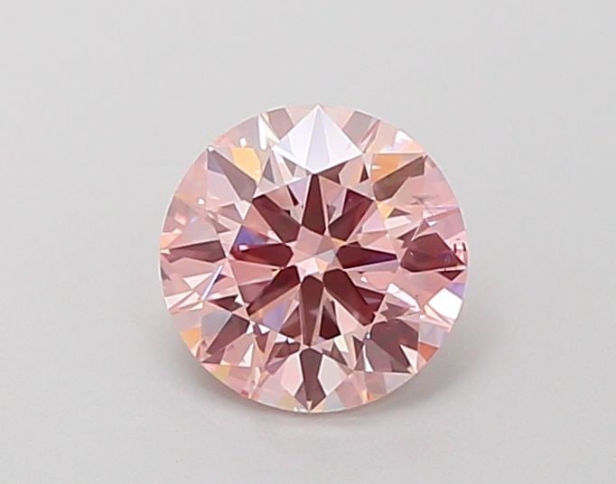 Loose Diamond - ROUND 0.98ct Fancy Intense Pink VS2: Loose Diamond - ROUND 0.98ct Fancy Intense Pink VS2 Source: This is a real non-mined Diamond that has been grown in a lab Shape: ROUND Carats: 0.98 Color: Fancy Intense Pink Certification: IGI Video: