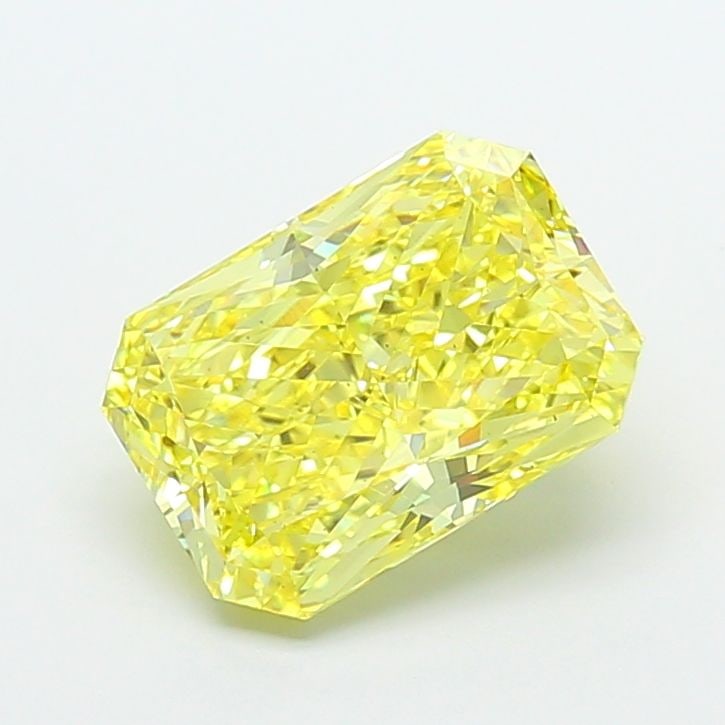 Loose Diamond - RADIANT 5.02ct Fancy Vivid Yellow VS1: Loose Diamond - RADIANT 5.02ct Fancy Vivid Yellow VS1 Source: This is a real non-mined Diamond that has been grown in a lab Shape: RADIANT Carats: 5.02 Color: Fancy Vivid Yellow Certification: IGI Vid