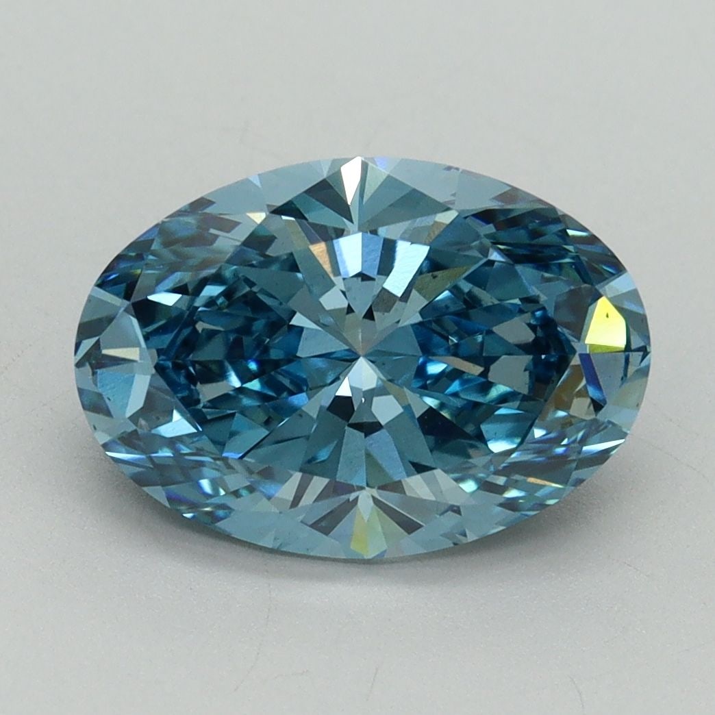 Loose Diamond - OVAL 3.03ct Fancy Vivid Blue VS2: Loose Diamond - OVAL 3.03ct Fancy Vivid Blue VS2 Source: This is a real non-mined Diamond that has been grown in a lab Shape: OVAL Carats: 3.03 Color: Fancy Vivid Blue Certification: IGI Video: