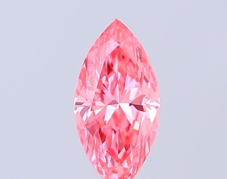 Loose Diamond - MARQUISE 0.31ct Fancy Pink VS1: Loose Diamond - MARQUISE 0.31ct Fancy Pink VS1 Source: This is a real non-mined Diamond that has been grown in a lab Shape: MARQUISE Carats: 0.31 Color: Fancy Pink Certification: NONE Video:
