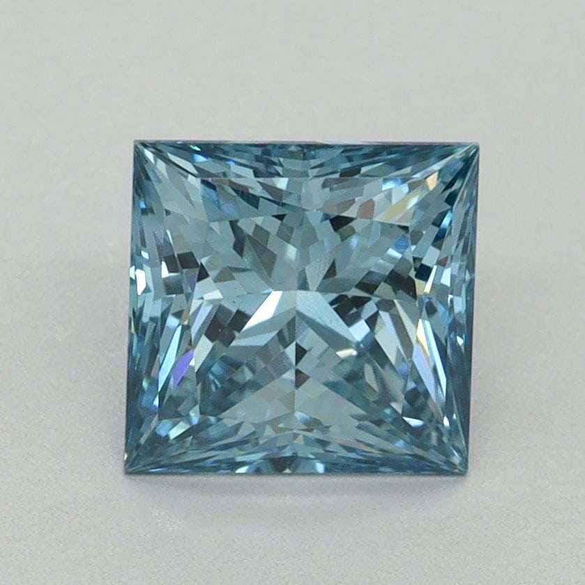 Loose Diamond - PRINCESS 1.58ct Fancy Vivid Blue VS1: Loose Diamond - PRINCESS 1.58ct Fancy Vivid Blue VS1 Source: This is a real non-mined Diamond that has been grown in a lab Shape: PRINCESS Carats: 1.58 Color: Fancy Vivid Blue Certification: IGI Video