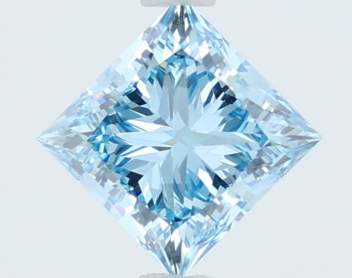 Loose Diamond - PRINCESS 1.63ct Fancy Vivid Blue VVS2: Loose Diamond - PRINCESS 1.63ct Fancy Vivid Blue VVS2 Source: This is a real non-mined Diamond that has been grown in a lab Shape: PRINCESS Carats: 1.63 Color: Fancy Vivid Blue Certification: IGI Vide