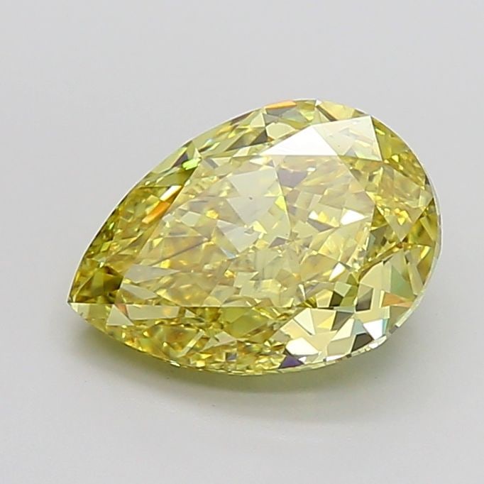 Loose Diamond - PEAR 5.19ct Fancy Vivid Yellow VS1: Loose Diamond - PEAR 5.19ct Fancy Vivid Yellow VS1 Source: This is a real non-mined Diamond that has been grown in a lab Shape: PEAR Carats: 5.19 Color: Fancy Vivid Yellow Certification: IGI Video: