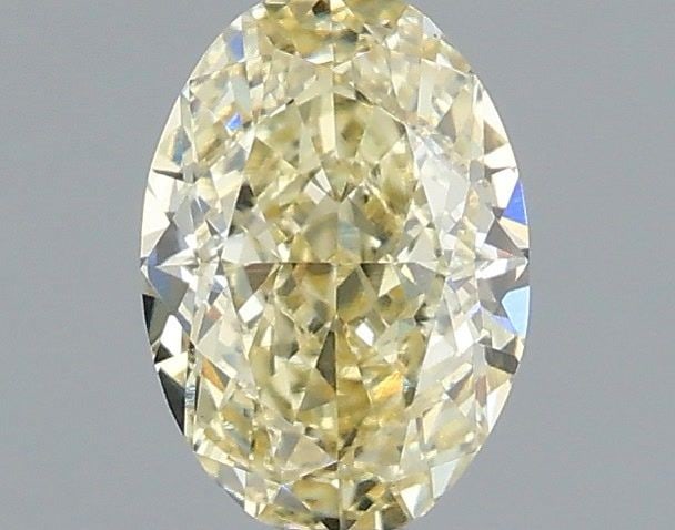 Loose Diamond - OVAL 1.07ct Fancy Light Yellow VS1: Loose Diamond - OVAL 1.07ct Fancy Light Yellow VS1 Source: This is a real non-mined Diamond that has been grown in a lab Shape: OVAL Carats: 1.07 Color: Fancy Light Yellow Certification: IGI Video:
