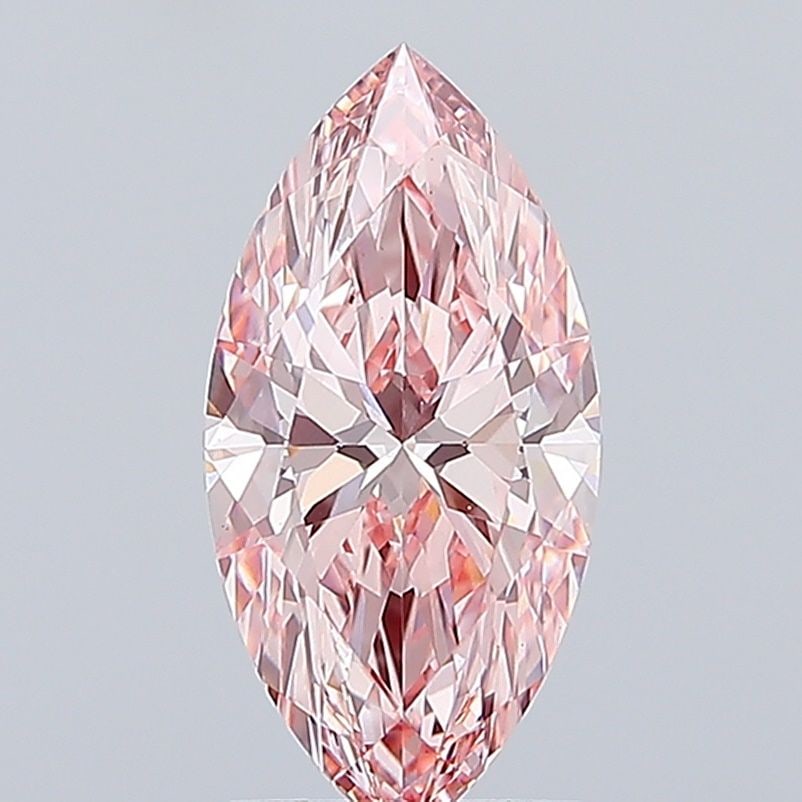 Loose Diamond - MARQUISE 2.07ct Fancy Vivid Pink VS1: Loose Diamond - MARQUISE 2.07ct Fancy Vivid Pink VS1 Source: This is a real non-mined Diamond that has been grown in a lab Shape: MARQUISE Carats: 2.07 Color: Fancy Vivid Pink Certification: IGI Video