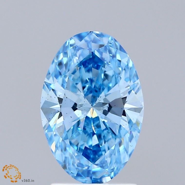 Loose Diamond - OVAL 2.01ct Fancy Vivid Blue VS2: Loose Diamond - OVAL 2.01ct Fancy Vivid Blue VS2 Source: This is a real non-mined Diamond that has been grown in a lab Shape: OVAL Carats: 2.01 Color: Fancy Vivid Blue Certification: IGI Video: