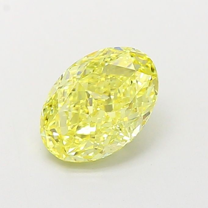 Loose Diamond - OVAL 2.08ct Fancy Vivid Yellow SI1: Loose Diamond - OVAL 2.08ct Fancy Vivid Yellow SI1 Source: This is a real non-mined Diamond that has been grown in a lab Shape: OVAL Carats: 2.08 Color: Fancy Vivid Yellow Certification: IGI Video: