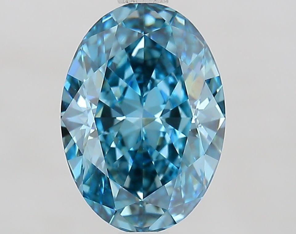 Loose Diamond - OVAL 2.52ct Fancy Vivid Blue VS1: Loose Diamond - OVAL 2.52ct Fancy Vivid Blue VS1 Source: This is a real non-mined Diamond that has been grown in a lab Shape: OVAL Carats: 2.52 Color: Fancy Vivid Blue Certification: IGI Video: