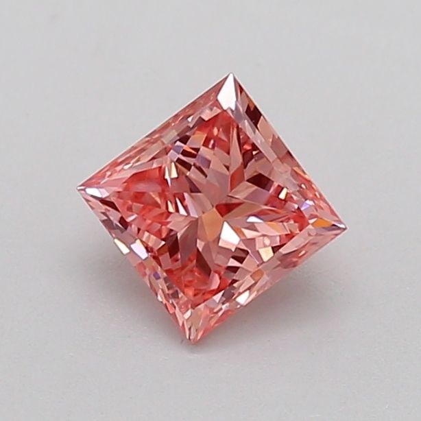 Loose Diamond - PRINCESS 0.7ct Fancy Vivid Pink SI1: Loose Diamond - PRINCESS 0.7ct Fancy Vivid Pink SI1 Source: This is a real non-mined Diamond that has been grown in a lab Shape: PRINCESS Carats: 0.7 Color: Fancy Vivid Pink Certification: IGI Video: